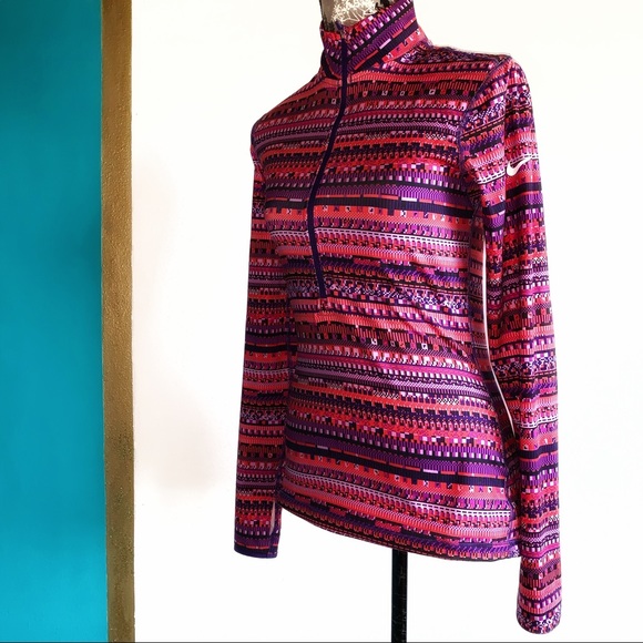 Nike Pro Dri-Fit Aztec Print Pullover - Picture 3 of 8